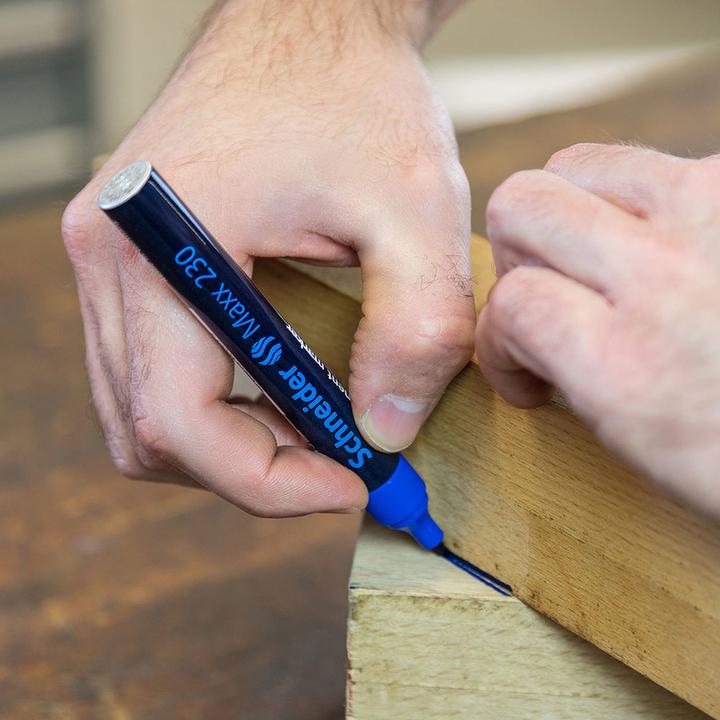 Actual product image Schneider Maxx 230 permanent marker Line width: 1-3 mm Ink colour: red (1x)