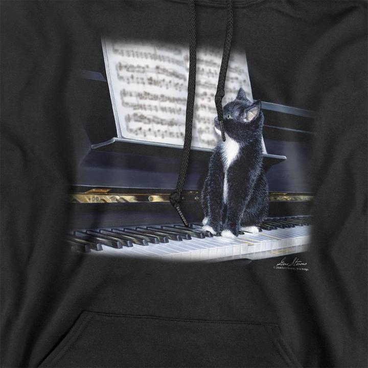 Produktbild Wildlife Kitten On The Keys Kapuzenpullover (S)