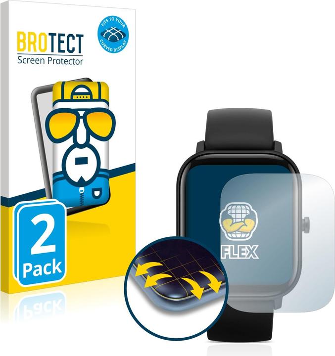 Productafbeelding BROTECT Volledig bedekkende screen protector (Amazfit GTS)