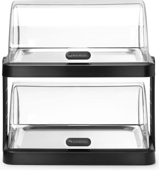Produktbild Hendi Roll-Top-Kühldisplay doppelt. 440x320x(H)440 mm