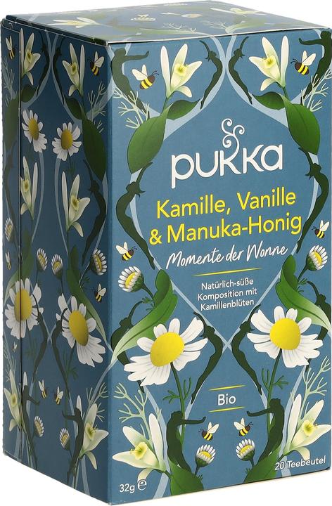Pukka Camomille, vanille & miel de Manuka (32 g)