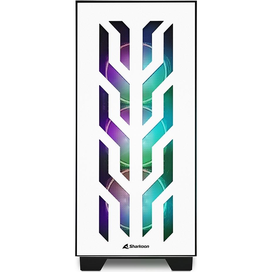 Thumbnail - Sharkoon Elite Shark CA300T (ATX, mATX, E-ATX, Mini-ATX), PC Gehäuse, Weiss