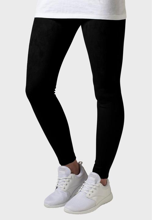 Actual product image Urban Classics Ladies Imitation Suede Leggings (XS)