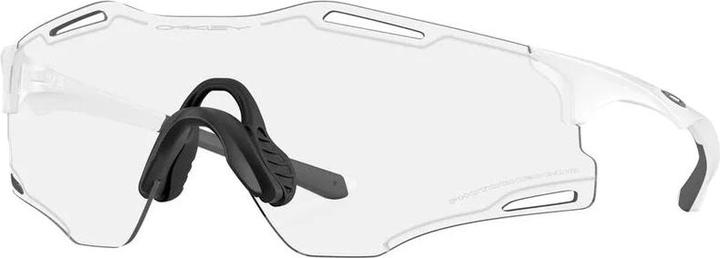 Actual product image Oakley Cybr Zero (Mat White, matt white, CLEAR photochromic 50% black I, CLEAR PHOTOCHROMIC 50% BLACK I)