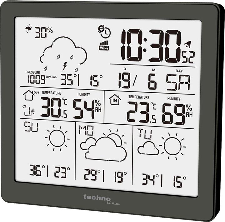 Image du produit Technoline Wetterstation WD2200 mit 3 Tage Wettervorhersage