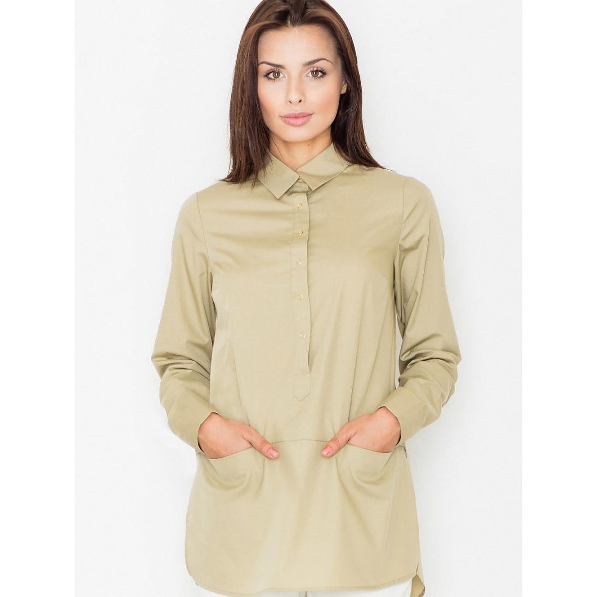 Figl, Damen, Bluse, Bluse, Grün, (M)