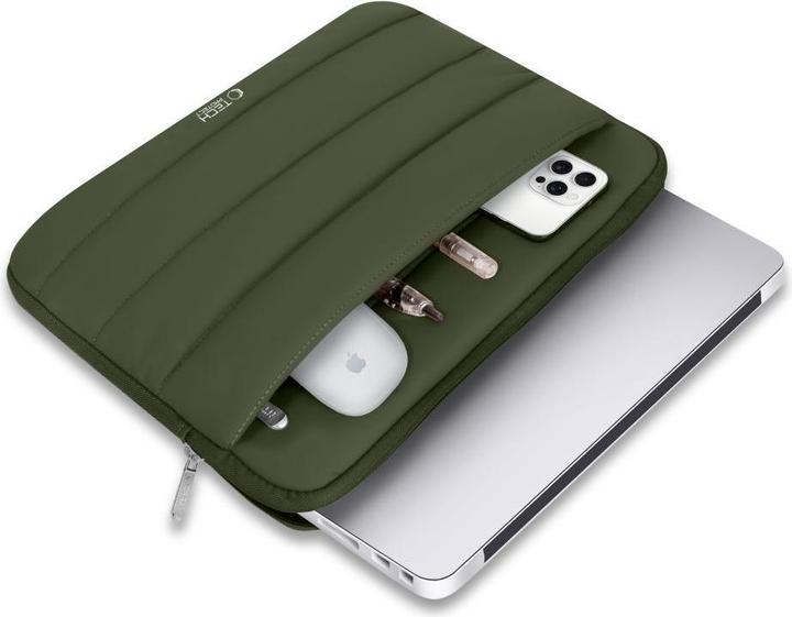 Immagine prodotto Tech-Protect Tech-Protett Fluffy Laptoptasche 13-14 - Grün (14")