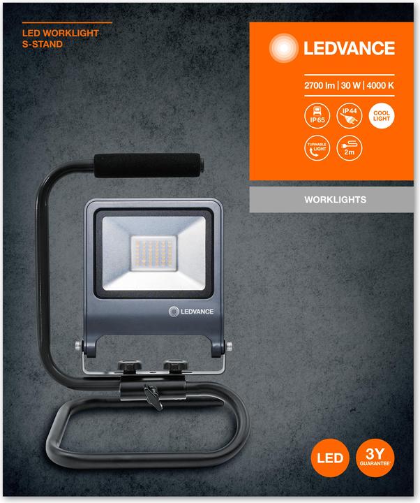 Image du produit Ledvance Projecteur de chantier à LED Worklight SStand (4500 lm)