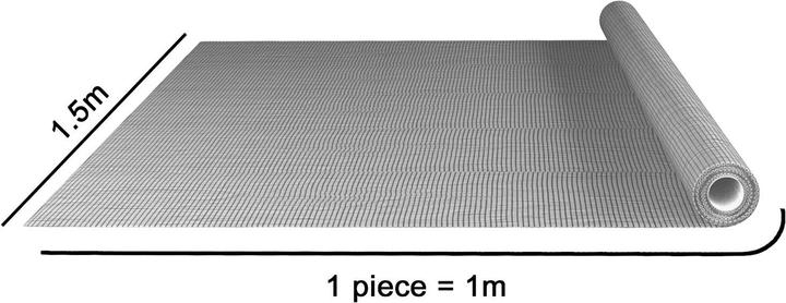 Actual product image Intirilife Fly Net in White Width 150cm (150 x 0.1 cm)