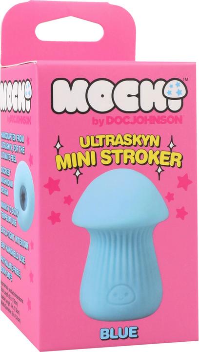 Produktbild Doc Johnson Mushroom Stroker - ULTRASKYN Mini Stroker - Blue