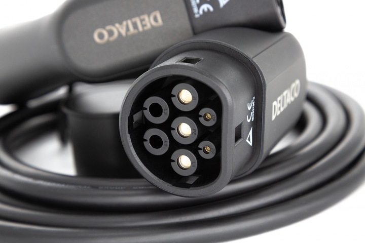 Actual product image Deltaco EV-3213 (Type 2, 11 kW, 16 A, 3 m)