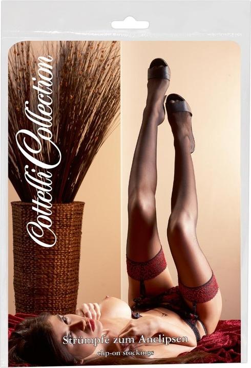 Immagine prodotto Cottelli Collection Calze con bordo rosso (XL)