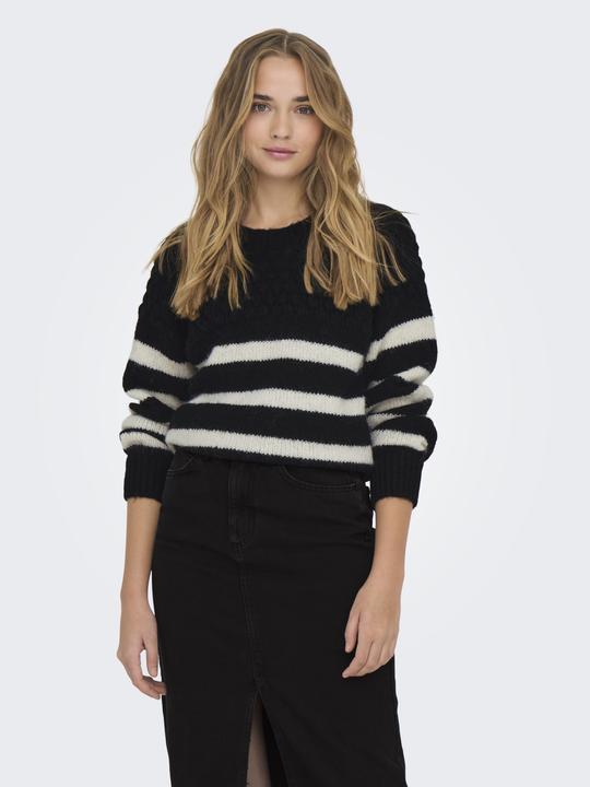 Produktbild Only ONLBILLIE LIFE LS STRIPE O-NECK EX KNT Strickpullover (L)