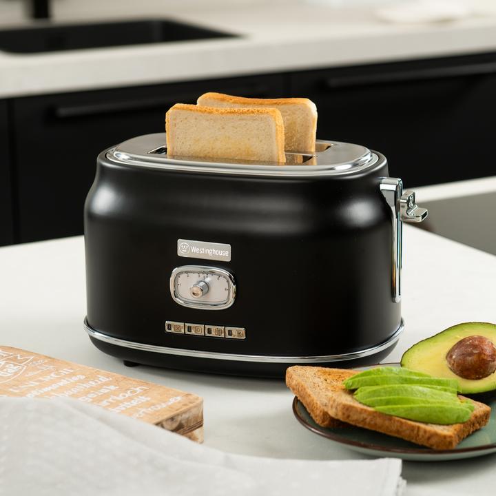 Produktbild Westinghouse Retro Frühstücksset, 2-Schlitz Toaster, Wasserkocher, Stabmixer