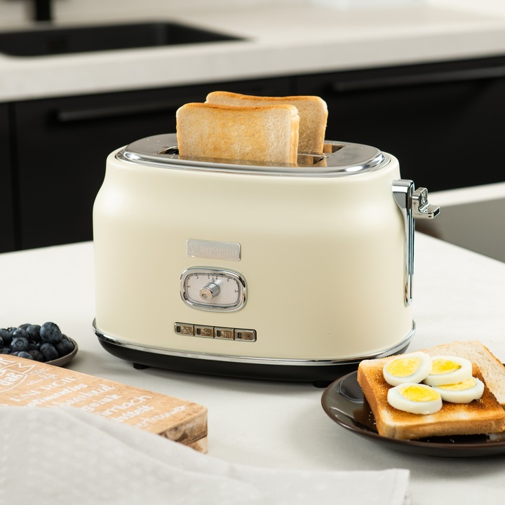 Produktbild Westinghouse Retro Frühstücksset, 2-Schlitz Toaster, Wasserkocher, Standmixer