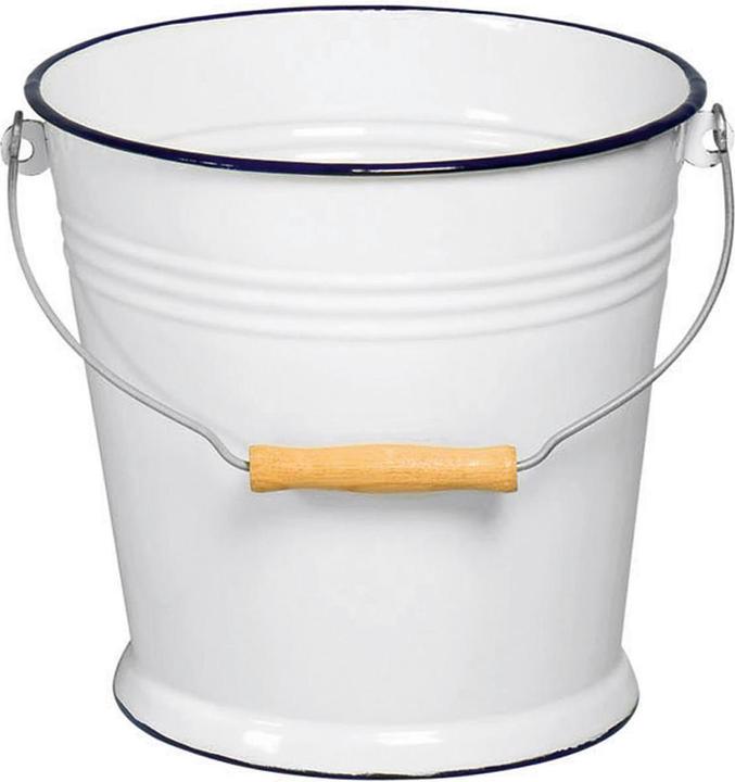 Krüger Seau à eau 5l émaillé blanc (1 pcs)