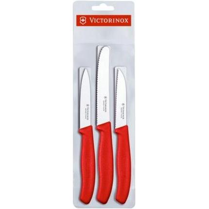 Victorinox Gemüsemesser-Set, Küchenmesser, Rot