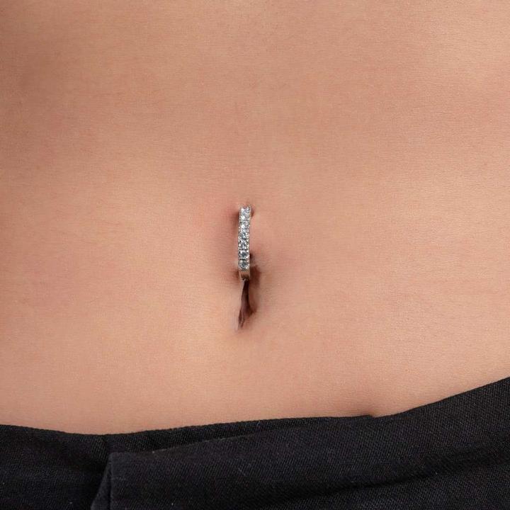 Produktbild Bijouteria Bauchpiercing (Chirurgenstahl 316L, Kristall)