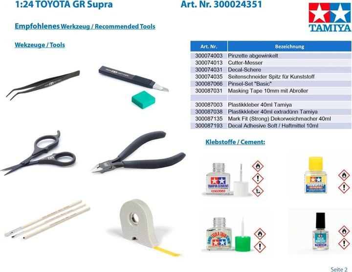 Produktbild Tamiya GR Supra