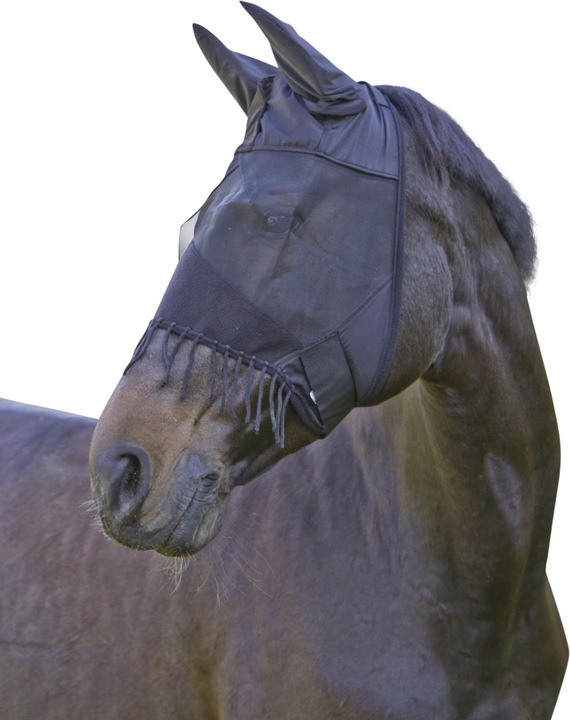 Actual product image Kerbl Fly mask with ear protection and nylon cords