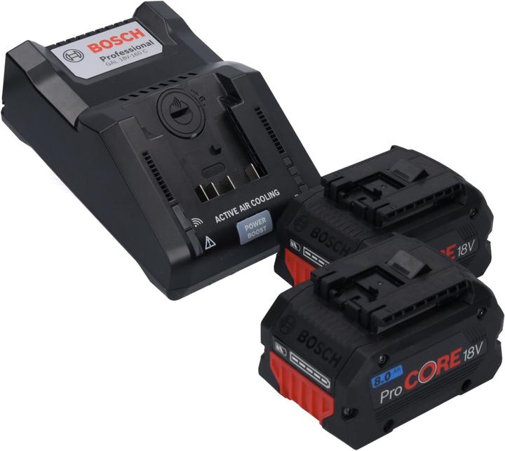 1x Bluetooth Low Energy Modul, 2x Akku ProCORE18V 8,0 Ah, 1x Schnellladegerät GAL 18V-160C