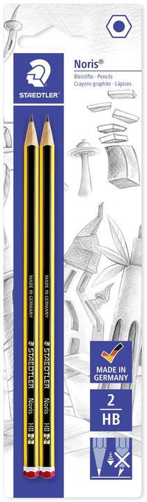 Produktbild Staedtler Noris 120 Bleistift Blisterkarte mit 2 Bleistiften HB (HB, 2 x)