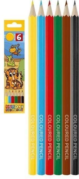 Image du produit Titanum Sechseckige Buntstifte, 6 Farben (6x)