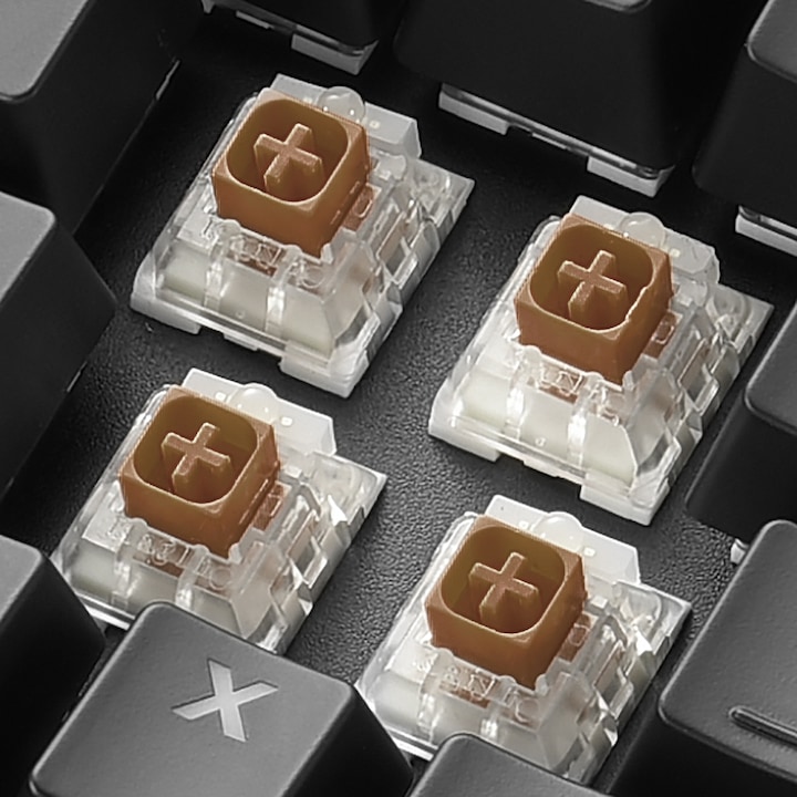 Produktbild Sharkoon SKILLER SGK60 Tastatur USB QWERTY Spanisch (Eng. Int., Kabelgebunden)