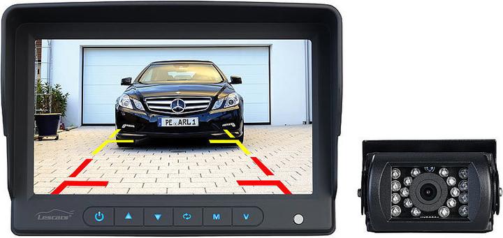 Actual product image Lescars Rear view camera for truck