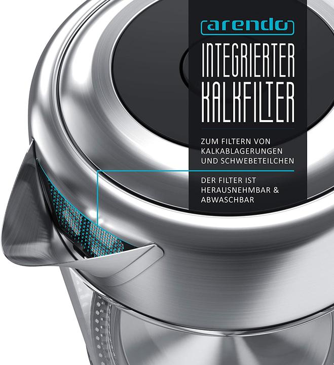 Immagine prodotto Arendo Bollitore, Foro automatico per l'acqua (1.70 l)