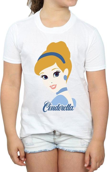 Image du produit Cinderella T-shirt en coton Silhouette pour filles (152, 158)