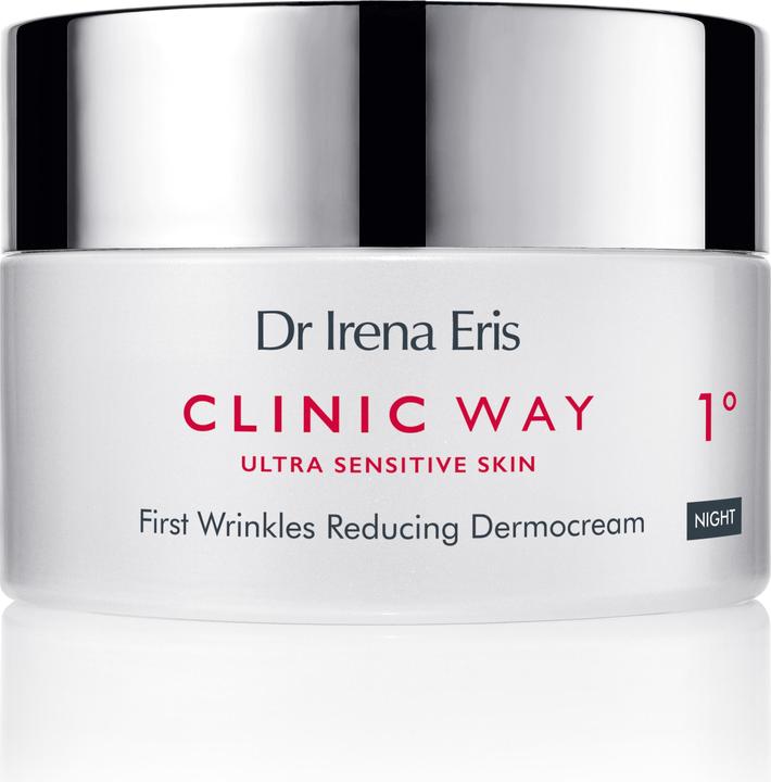 Produktbild Dr Irena Eris Dr. Irea Eris, Clinic Way Dermokrem reduziert die ersten Falten für die Nacht 30+, 50 ml (50 ml, Nachtcreme)