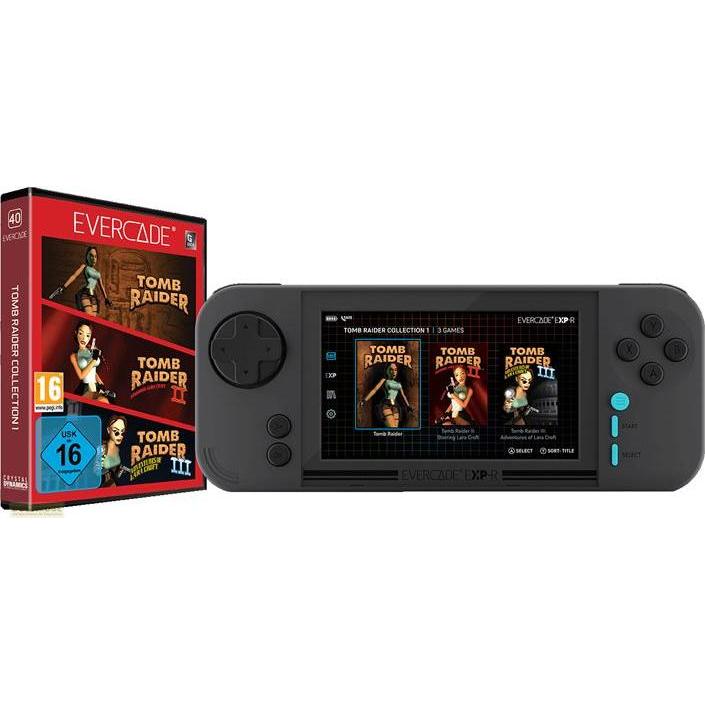 Blaze Evercade EXP-R, Retro Gaming, Grau