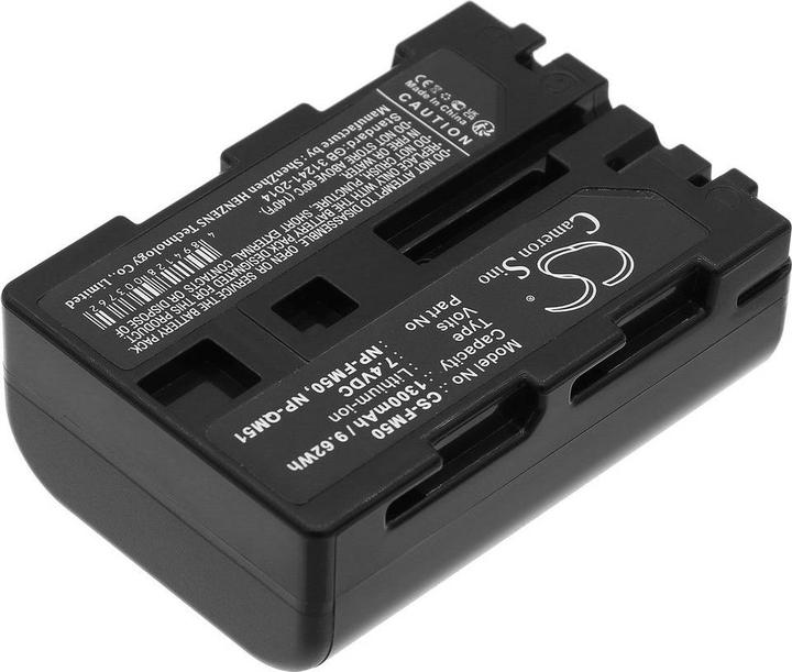Image du produit CS Cameron Sino Batterie pour Sony NP-FM50 (Batterie de l'appareil photo)
