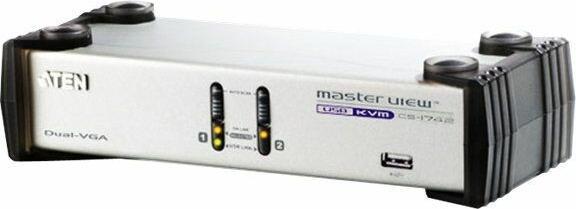 Produktbild Aten CS1742, 2-Port USB Hub KVM Switch mit VGA Dual-View