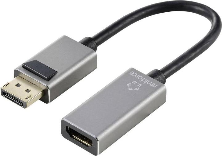 Produktbild Renkforce RF-5246622 DisplayPort / HDMI Adapter (1x DisplayPort Stecker - 1x HDM (HDMI, 15 cm)