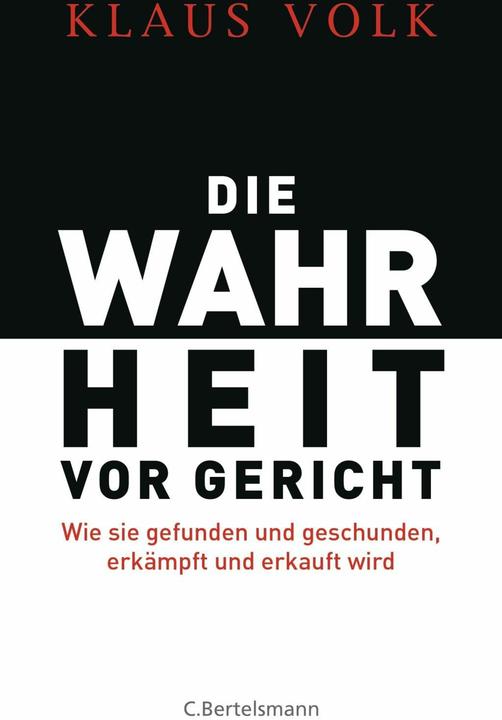 Produktbild Die Wahrheit vor Gericht (Deutsch, Klaus Volk, 2016)