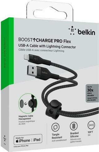 Produktbild Belkin USB-Ladekabel Boost Charge Pro Flex USB A - Lightning 3 m (3 m)