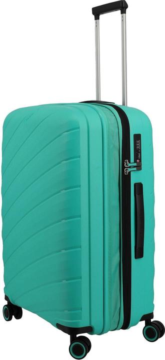 Actual product image Travelite Burano 4 Rollen Kofferset 3-teilig mit Dehnfalte (207 l)