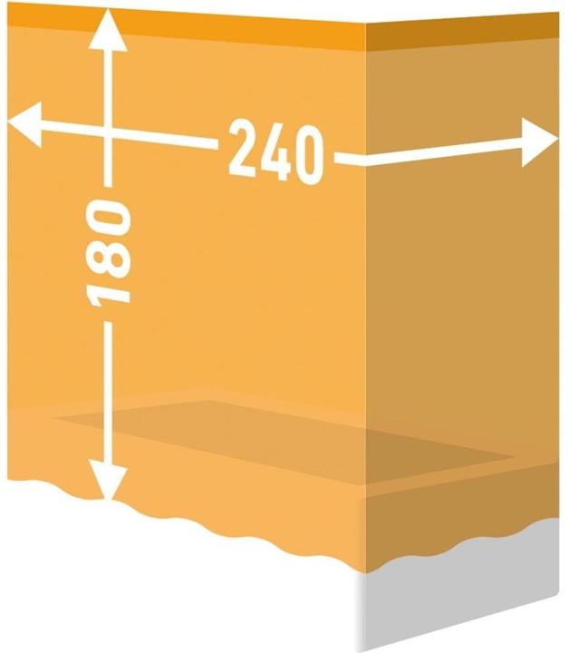 Actual product image Diaqua Shower curtain textile Linea (240 x 180 cm)