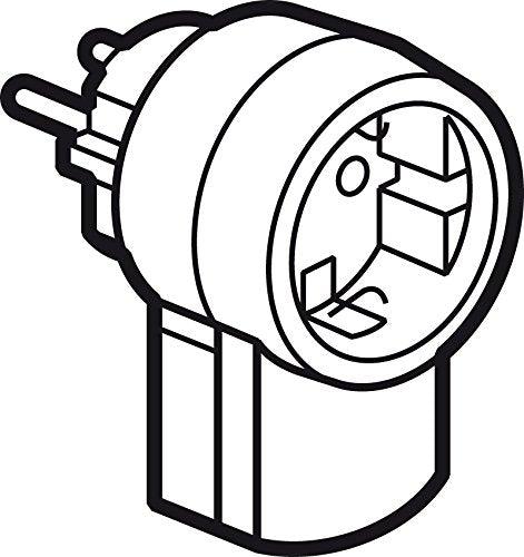 Actual product image Legrand Earthing contact plug with socket, single