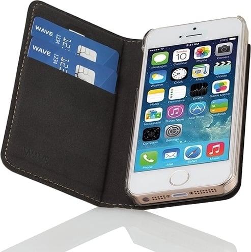 Produktbild Wave BookCase case, iPhone SE / 5S / 5, white (Apple iPhone 5, Apple iPhone 5s, Apple iPhone SE)