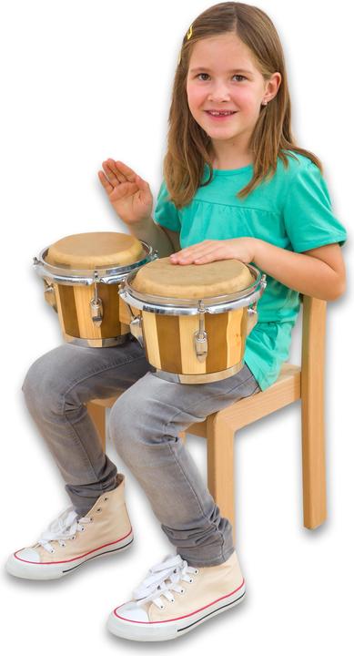 Actual product image Betzold Musik Bongos striped (bongos)