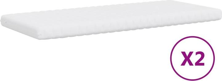 Produktbild vidaXL Tagesbett Ausziehbar Schubladen Schlafsofa Bett Dunkelgrau 100x200cm Samt