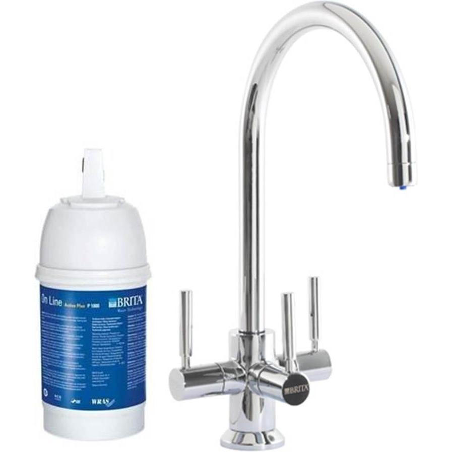 Thumbnail - Brita On Line Active Plus Starterset, Wasserfilter, Silber