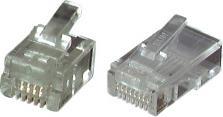 Actual product image EFB Elektronik Modular plug RJ11 UTP, E-MO 6/4 SF, 100 pieces
