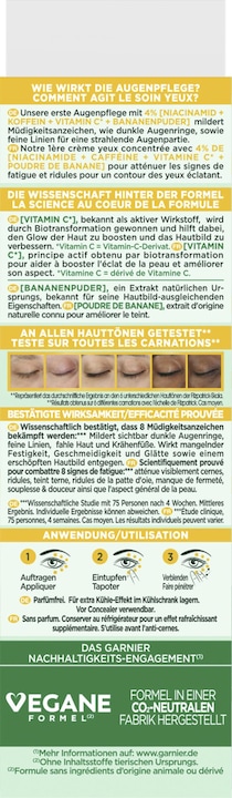 Image du produit Garnier SkinActive Vitamin C Glow Booster (Crème, 15 ml, Jour + nuit)