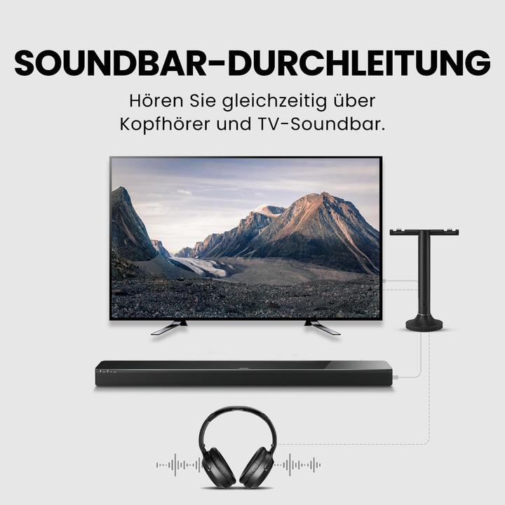 Produktbild Avantree WSHT-D6129-BLK Duet (Keine Geräuschunterdrückung, 20 h, Kabellos)