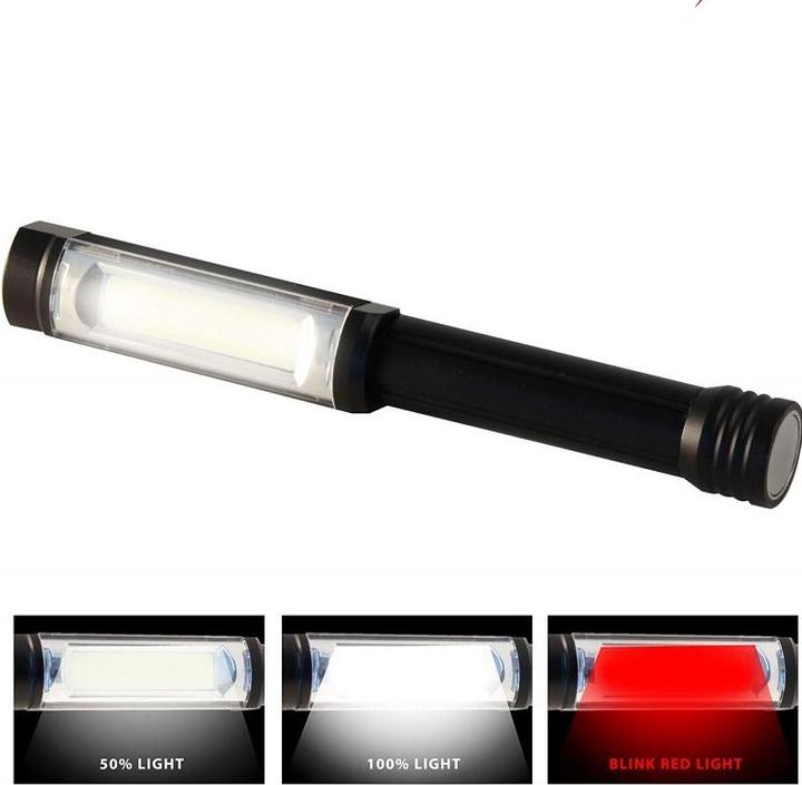 Actual product image Velamp LED torch IN256, with red flash, for emergency situations or workshop (3.30 cm, 400 lm)