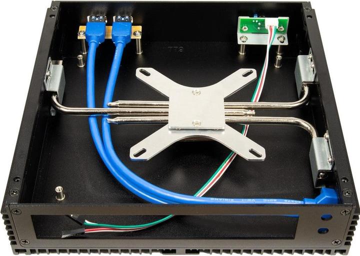 Produktbild Intertech Inter-Tech Geh Mini ITX IP-40 black 2xUSB 3.0 58x235x200mm (Mini-ITX)